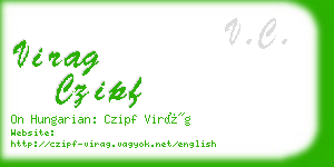 virag czipf business card